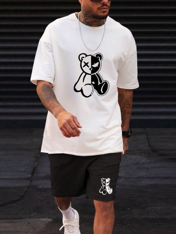 Camiseta Streetwear Bad Bear para Hombre - Algodón Licrado Premium